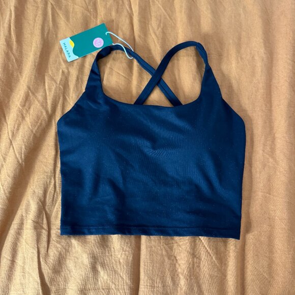 NWT Halara Crisscross Backless Cropped Yoga Tank Top size M - Picture 5 of 5